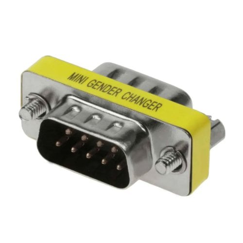 (image for) DB9 M/M Mini Gender Changer