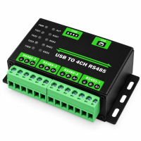 (image for) USB to 4-port RS485 Converter, w. screw terminals