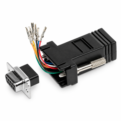 (image for) DB9 Female to RJ45 Modular Adapter