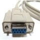 (image for) Serial Cable DB9, Male/Female, 6 ft - Straight-Through
