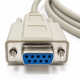 (image for) Serial Cable DB9, Male/Female, 6 ft - Straight-Through