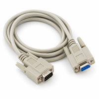 (image for) Serial Cable DB9, Male/Female, 6 ft - Straight-Through