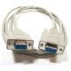 (image for) Serial Cable DB9, Female/Female, 6 ft - Straight-Through