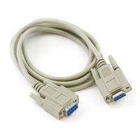 Serial Cable DB9, Female/Female, 6 ft - Straight-Through (image for) Serial Cable DB9, Female/Female, 6 ft - Straight-Through