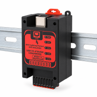 (image for) USB to 4-port RS485 Converter, DIN Mount