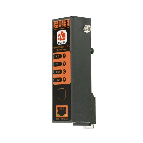 (image for) Serial to Ethernet Converter (RS232) - DIN Mount Basic