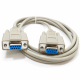(image for) Null Modem Cable, Serial DB9 Female / Female 3 ft