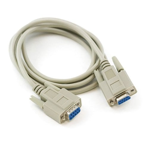 (image for) Null Modem Cable, Serial DB9 Female / Female 3 ft