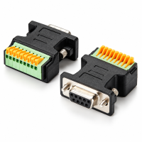 (image for) DB9 Terminal Block, 9 terminals press type