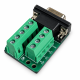 (image for) DB9 Terminal Block, 9 terminals