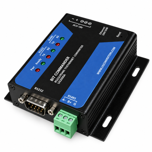 (image for) Serial to Ethernet Converter (RS232, RS485) - Ultimate