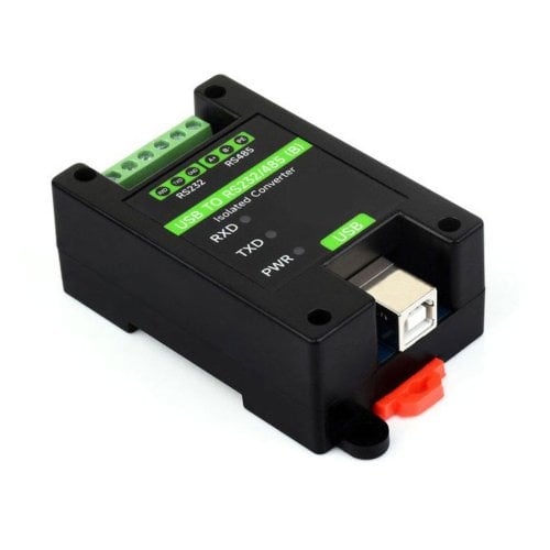 (image for) USB to RS232 / RS485, Isolated DIN Mount