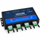 (image for) Serial Ethernet Converter (RS232, RS485, RS422), Panel Mount, 4 Ports
