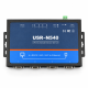 (image for) Serial Ethernet Converter (RS232, RS485, RS422), Panel Mount, 4 Ports