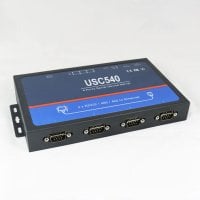 Serial Ethernet Converter (RS232, RS485, RS422), Panel Mount, 4 Ports (image for) Serial Ethernet Converter (RS232, RS485, RS422), Panel Mount, 4 Ports