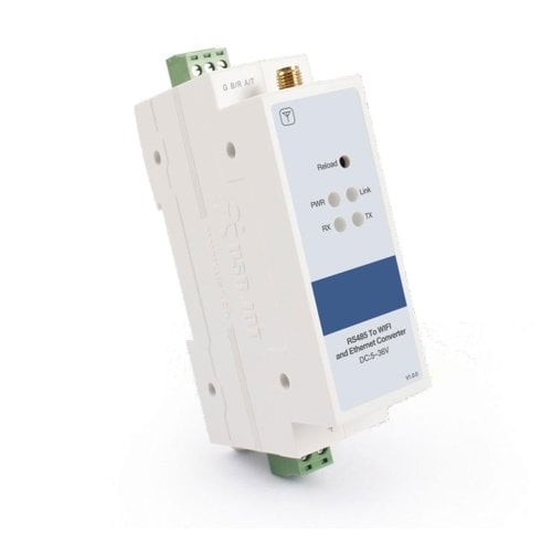 (image for) Serial RS485 to WiFi and Ethernet Converter - DIN Mount
