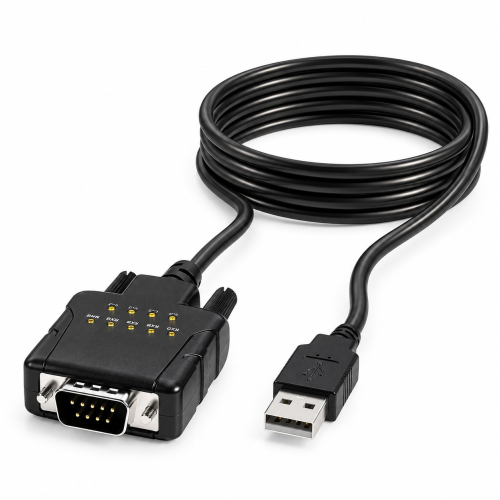 (image for) USB to Serial RS232 Adapter, Full LED's