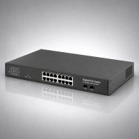 (image for) 16-Port Ethernet Switch Gigabit, PoE & Fiber