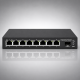 (image for) 8-Port Ethernet Switch Gigabit, PoE & Fiber
