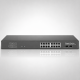 (image for) 16-Port Ethernet Switch Gigabit, PoE & Fiber