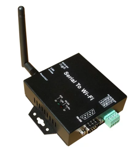 (image for) Serial WiFi Adapter - RS232, RS485, RS422 - Industrial