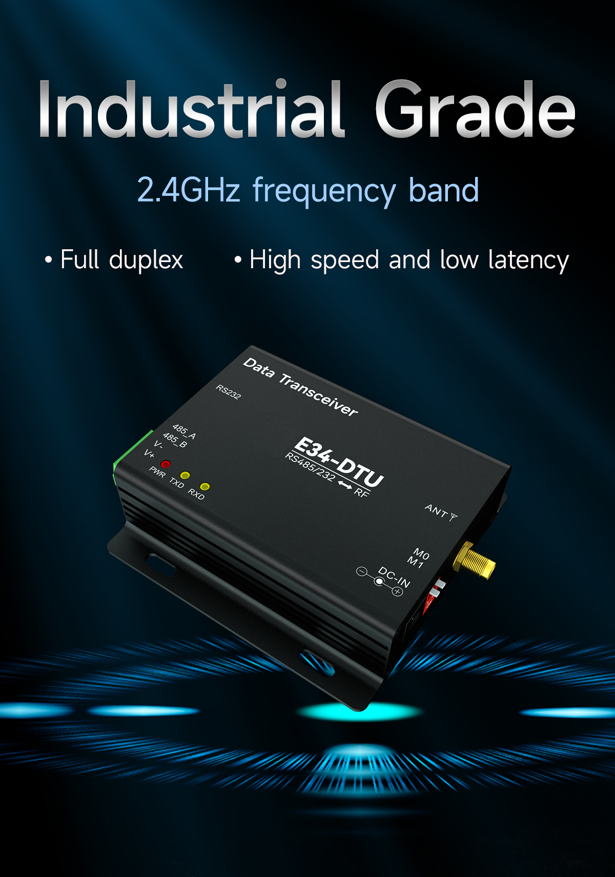 RS485 serial wireless radio