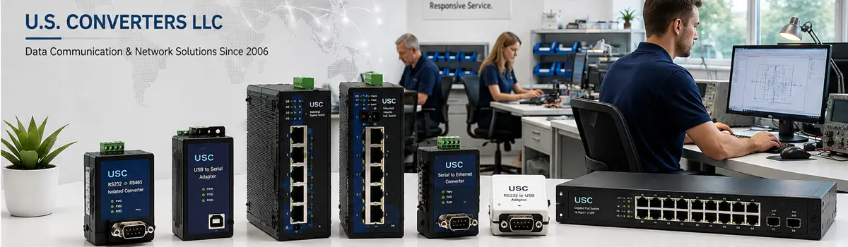 U.S. Converters data communication and networking solutions